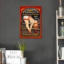 Tin Plaques Wall Art Signs Retro Painting Sexy Beauty Metal Plate Poster fo