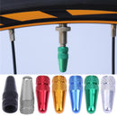 5pcs Bicycle Presta High Aluminium Pressure Valve Caps Dust Covers (Green)
