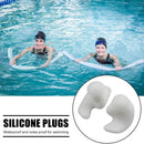 1 Pair Waterproof Soft Earplugs Silicone Portable Ear Plugs Swimming Accessor