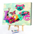 Character Love No Frame Pictures By Number DIY Art Digital Coding Oil Paint
