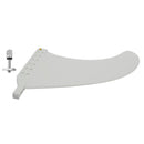 9in Surfing Tail Fin Removable Paddle Rudder Surfboard Stabilizer (White) Newly