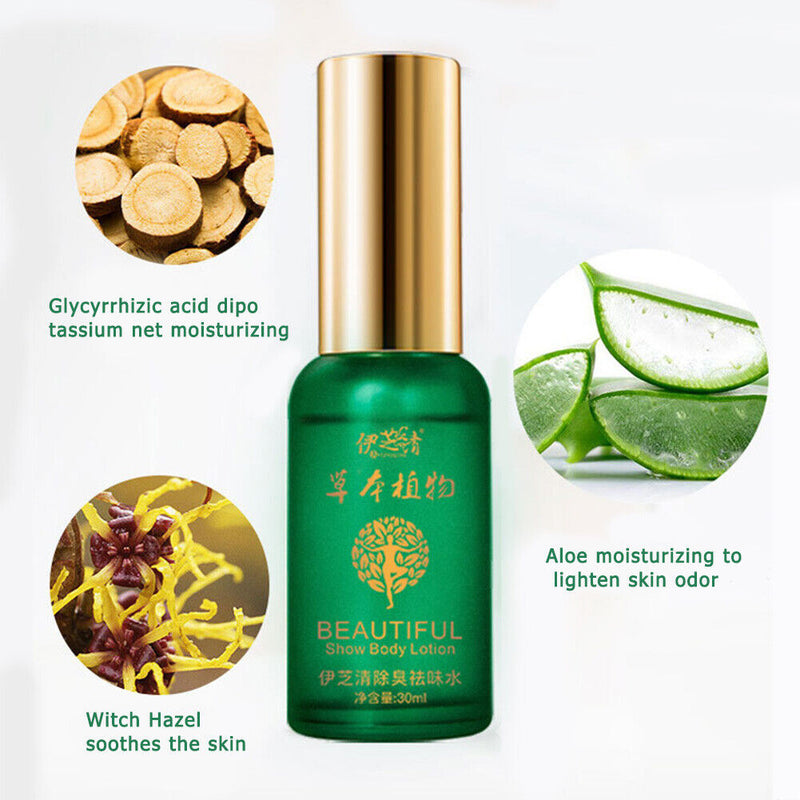 30ml Body Odor Deodorant Water Antiperspirant Spray Underarm Sweat Deodorization