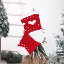 Christmas Knitting Stockings Acrylic Hanging Gifts Christmas Tree Bag (02) Newly