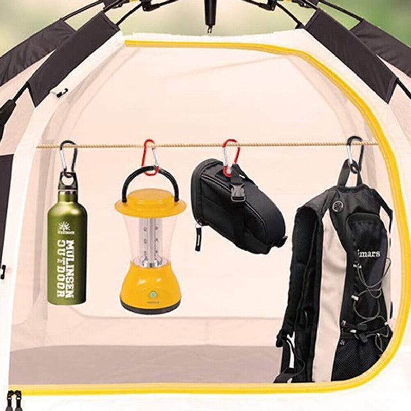 10pcs Durable Spring Hang Backpack Carabiner Aluminum Clip Hook Buckle Access