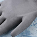 PU Gloves Worker Driver Builders Gardening Protective Safety Grey Mittens Newly
