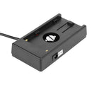 Battery Adapter Pad Buckle Plate with 7.4V DC5.5 2.1mm Plug for Sony NP-F Series