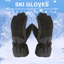 2pcs Winter Thickened Gloves Breathable Windproof Skiing Thermal Gloves Mittens