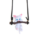Gift for Women men Car Pendant Creative Cute Branch Cat Hanging Decoration