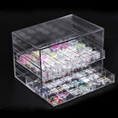 Portable Nail Accessories Holder Display Stand Make Up Drawers Organizer
