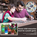 1000pcs DIY Flower Powder Paper Puzzle Educational Assembling Toys Home Dec
