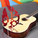 Acoustic Guitar Instrument Pickguard Droplets or Bird Self Adhesive 41