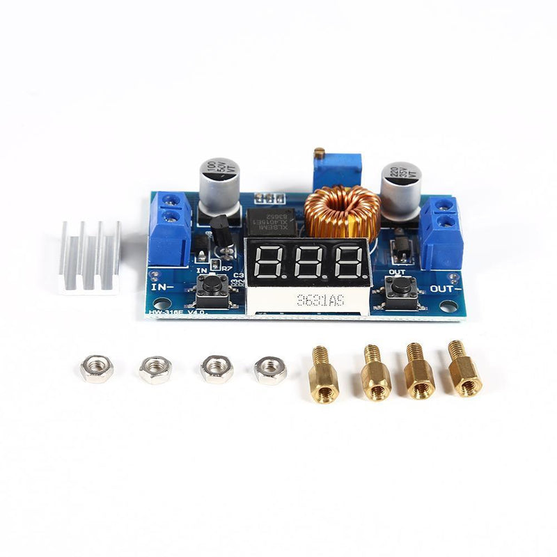 DC-DC Step Down Power Module Voltmeter 4V-38V to 1.25V-36V 5A Buck Converter