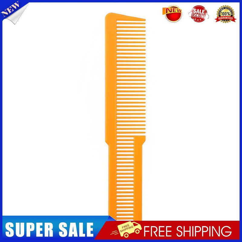 Hairdressing Carbon Anti-static Comb Wide Tooth Hair Clipper Comb (Orange)