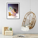 5D DIY Diamond Painting Kits Girl Full Round Drill Wall Decor Art Crafts