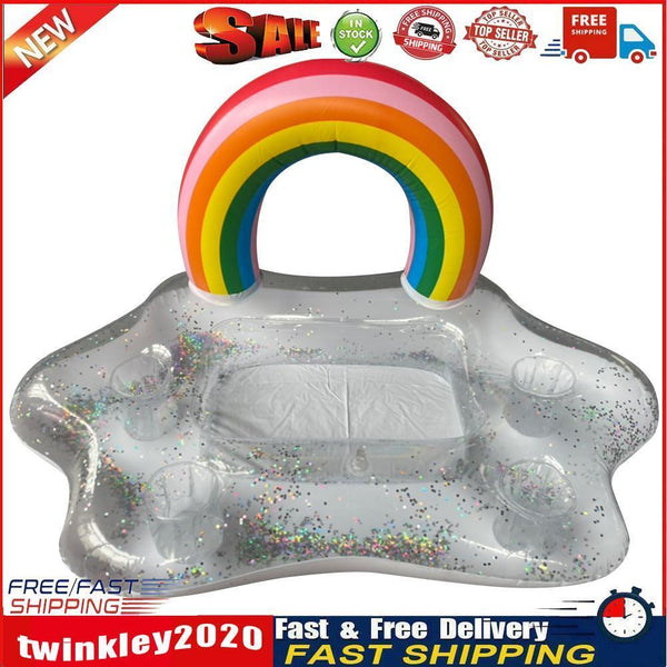 Inflatable Cup Holder Beer Drink Cooler Table Bar Tray Pool Beach Coaster Newly