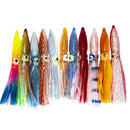 10x 8cm squid skirts bionic fishing bait crankbait artificial wobbler rubber bait