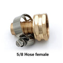 Quick Connect 5/8 Inch Garden Hose Repair Joint Set Water Pipe Repair Joint
