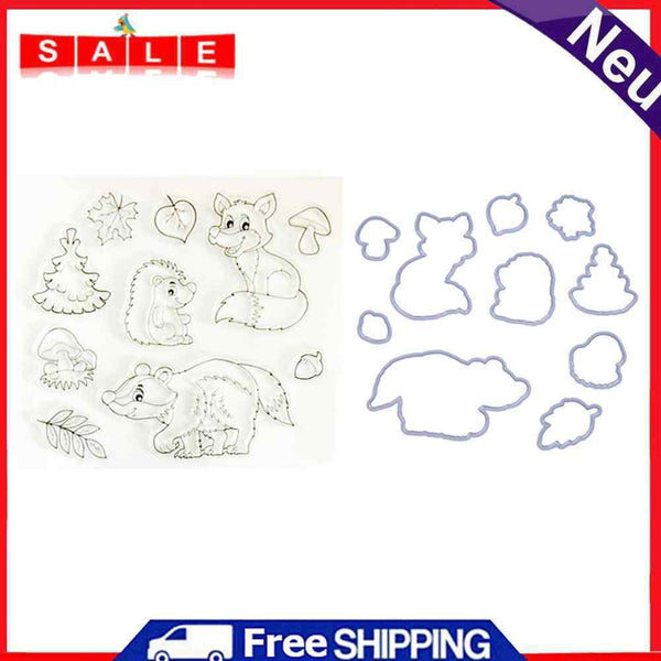 Snowvirtuos 1pc Carbon Steel Cutting Tools Stencils Animal Pattern Scrapboo