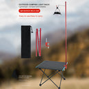 Foldable Lantern Pole Stand Outdoor Camping Light Fixing Holder Hanger Bracket
