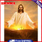 Frameless Oil Paint By Numbers DIY Religious Jesus Picture Craft Kit for Home