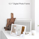 12.1 Inch Digital Photo Frame 1280x800 Back-light Electronic Album (White)