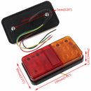 Caravan Lorry Van Car Stop Light LED Indicator Rear Tail Lights Truck Lamp