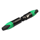 1 Pair XLR 3Pin Male Female DIY Audio Cable Connectors Solder Plug (Green) Newly