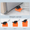 Household Transport Heavy Furniture Mover Wheeled Rollers Bar (Orange)