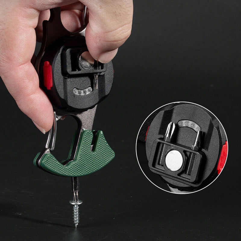 Portable COB Work Light Mini Keychain Flashlight Rechargeable Camping Lights