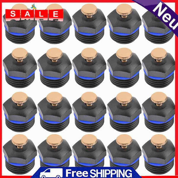 20pcs Watering Irrigation Nozzles Plastic Automatic Mist Refraction Spray Head