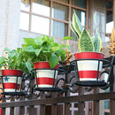 Garden Balcony Flower Stand Flower Basketball Holder Flowerpot for Wall Decoration