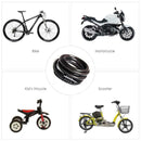 Cycling Security 4-Digit Combination Password Bike Chain Lock Bicycle Cables E3J