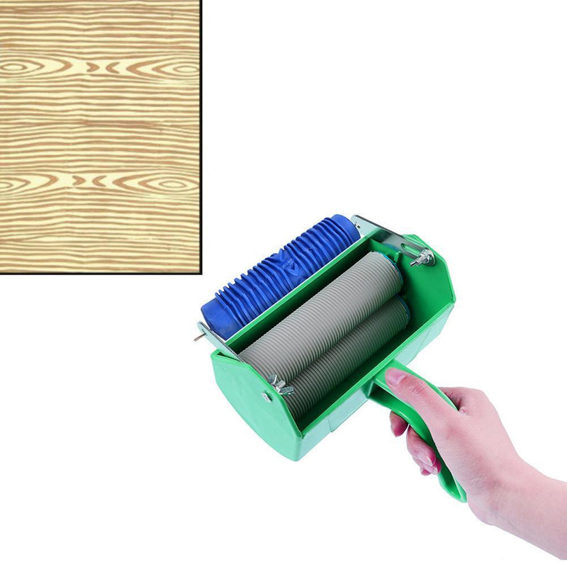 3pcs DIY Rubber Embossed Paint Roller Wall Texture Stencil Brush(ZZ0080)