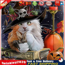 Halloween 5D DIY Diamond Painting Full Round Drill Embroidery Wall Decor Newly