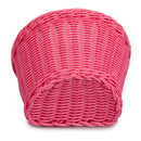 PE Rattan Handlebar Carrier Bag Bicycle Front Basketball Holder Cycling Accessories