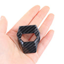 Car Engine Start Stop Button Cover Ring Ignition Button Carbon Fiber Trim Decor