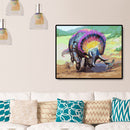 Oil Painting By Number Set Snails DIY Hand Painted Art Living Room Craft Picture