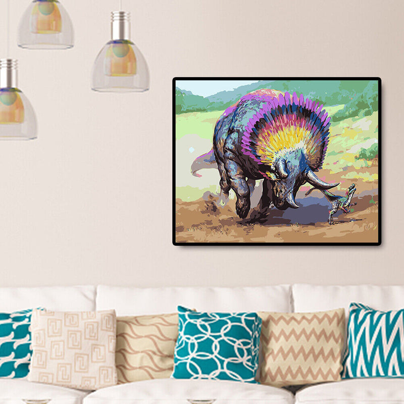 Oil Painting By Number Set Snails DIY Hand Painted Art Living Room Craft Picture