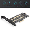 PCI-E 3.0 X4 to M.2 NGFF M+B Key Adapter for 22110 2280 2260 2242 2230 M2 SSD