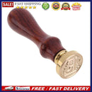 Sealing Wax Classic Initial Wax Seal Stamp Alphabet Letter E Retro Wood