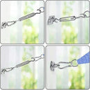 Canopy Fixing Kit Hardware Hook Sun Sail Fix Fitting Sunscreen Awning Accessory