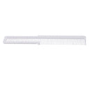 Hairdressing Carbon Anti-static Comb Wide Tooth Hair Clipper Comb (White) Newly