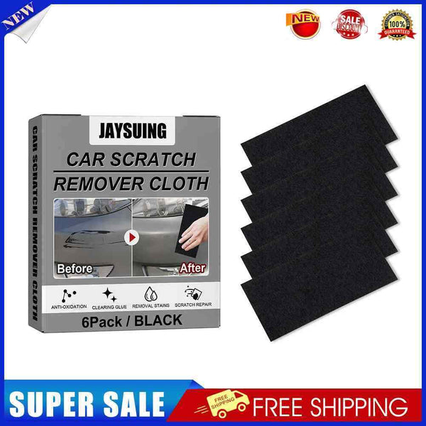 6Pcs Car Scratch Repair Tool Cloth Surface Rag Auto Scratch Remover Scuffs