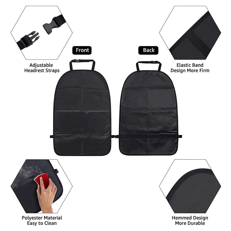 2pcs Car Backrest Protector Waterproof Oxford Protection Seat Back Cover Newly