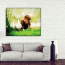 Funny DIY Oil Painting By Numbers Coloring Hand Painted Drawing for Leisure