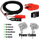 Cord Battery Connection Line Electric Fishing Reel Cable For Shim ano/Daiwa