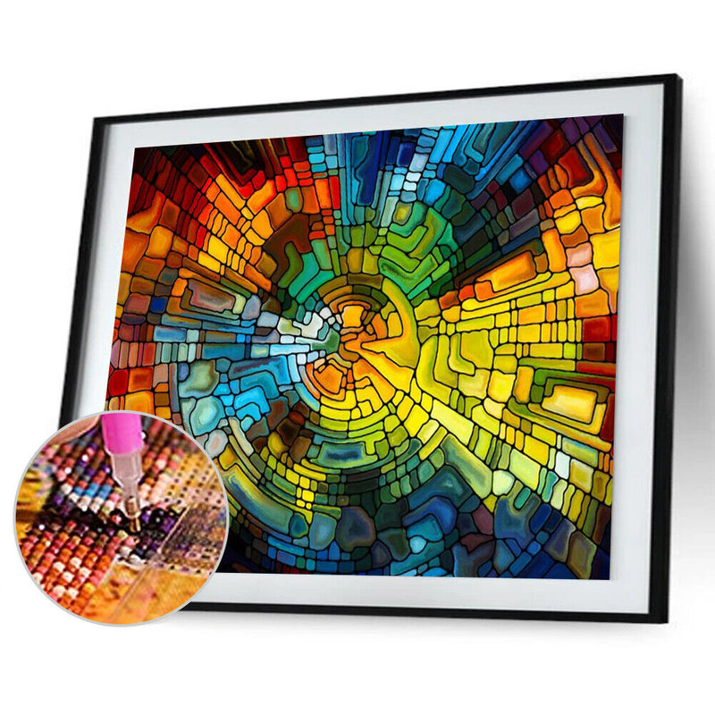 5D DIY Diamond Painting Full Round Drill Geometry Picture Rhinestone