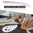 Plastic Curve Measuring Ruler Sleeve Arm French Curve Sewing Ruler Tailor Tools