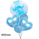 Birthday Inflatable Baby Shower 4D Bubble Balloon Mini Bear Foil Balloon
