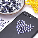30g 6mm Crystal Rhinestone Acrylic Flat Back for DIY Scrapbooking (Purple)